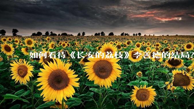 如何看待《长安的荔枝》李善德的结局？